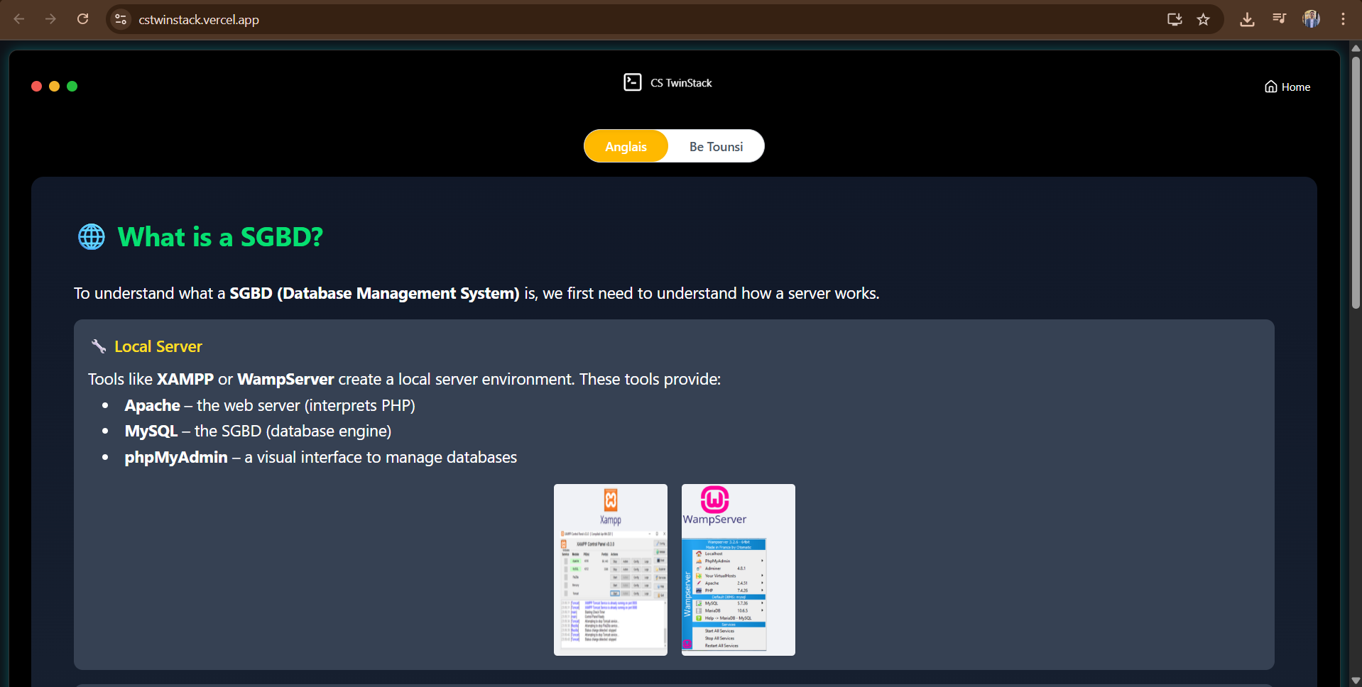 CS Twinstack Web Application image 3