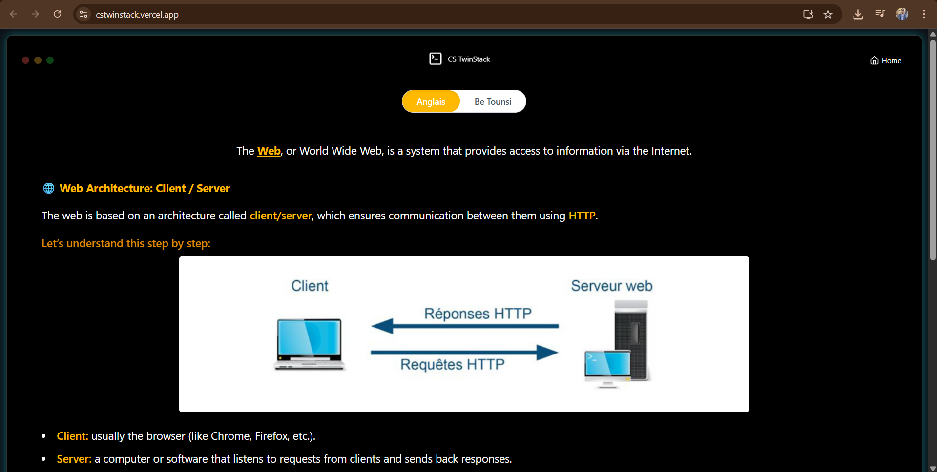 CS Twinstack Web Application image 2